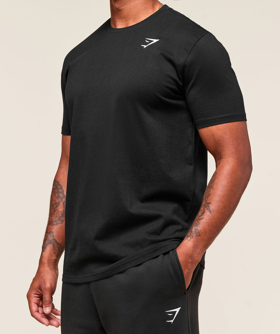 Gymshark Crest T-Shirt - Black