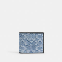 3-In-1 Wallet In Loved Signature Denim