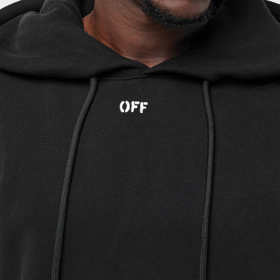 Brick Arrows Jersey Fleece Long Sleeve Slim Fit Hoodie
