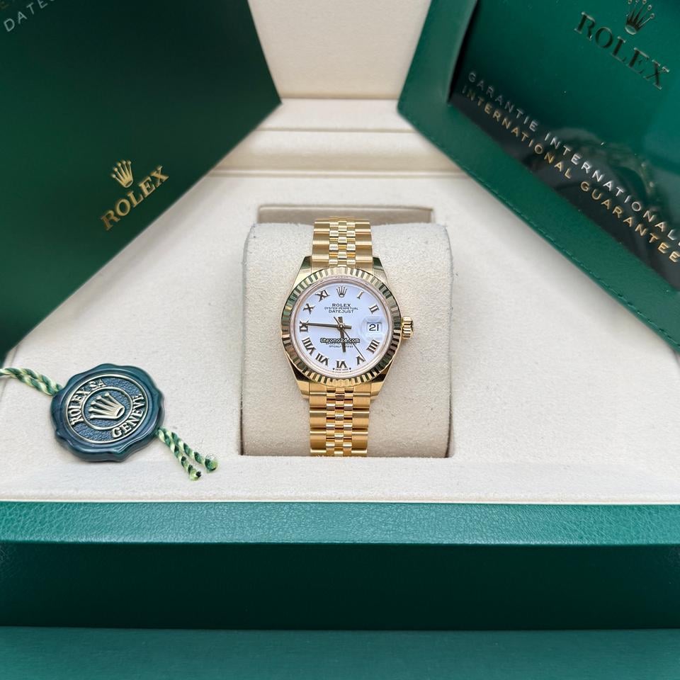 Rolex | Datejust | 279178 | Yellow gold | 28 mm | Yellow gold | White | Automatic