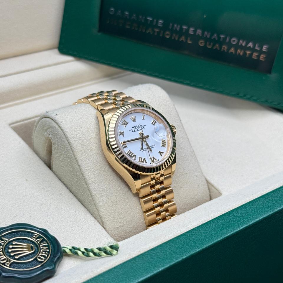 Rolex | Datejust | 279178 | Yellow gold | 28 mm | Yellow gold | White | Automatic