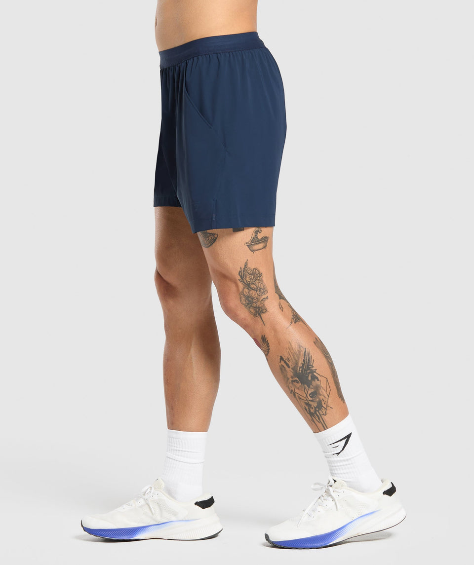 Gymshark Hybrid 6" Shorts - Navy