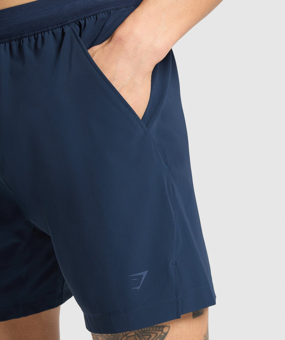 Gymshark Hybrid 6" Shorts - Navy