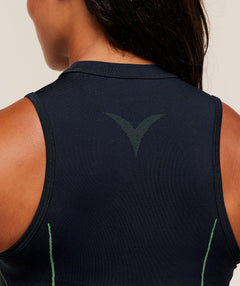 Gymshark Apex Seamless Tank - Heavy Blue/Active Green