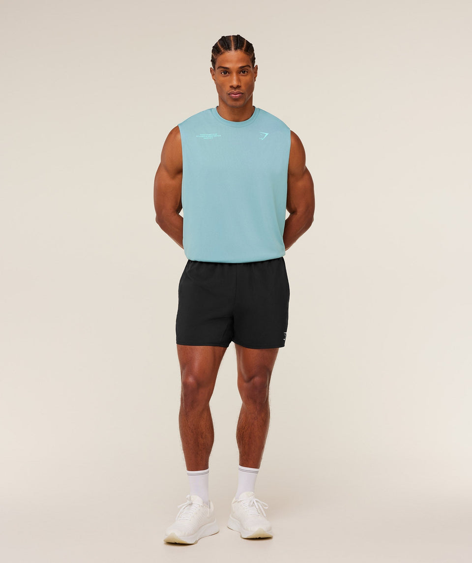 Gymshark Conditioning Club Tank - GS Flow Blue/GS Pop Turquoise