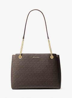 Soho Medium Signature Logo Tote Bag
