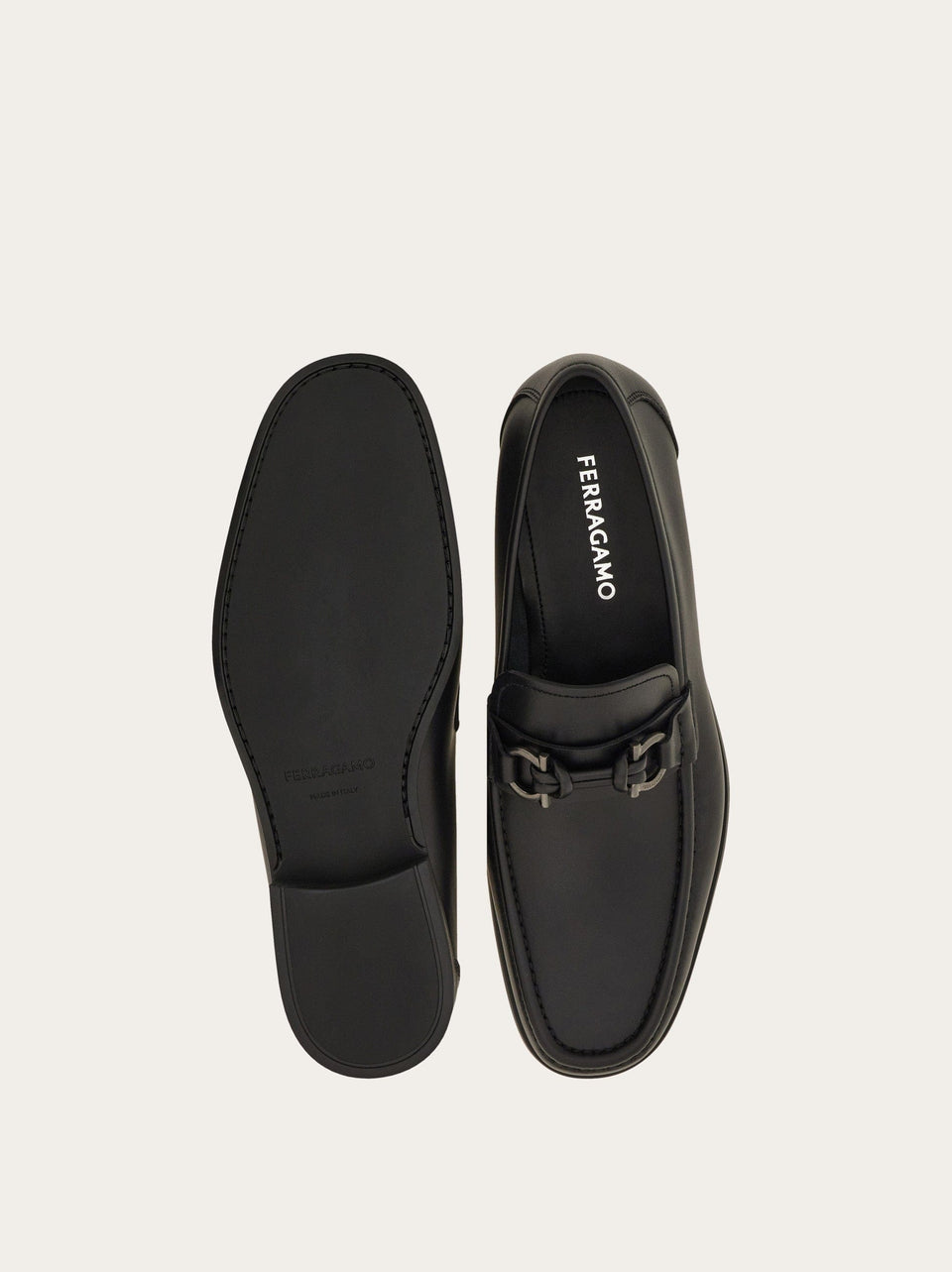 Gancini buckle loafer