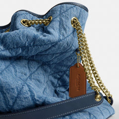 Evelyn Large Shoulder Bag In Regenerative Cotton With Quilting
