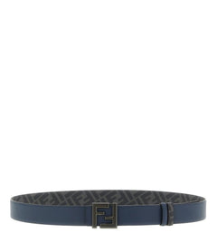 Blue FF Buckle Reversible Belt
