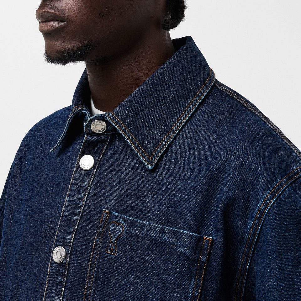 Long-Sleeve Denim Shirt