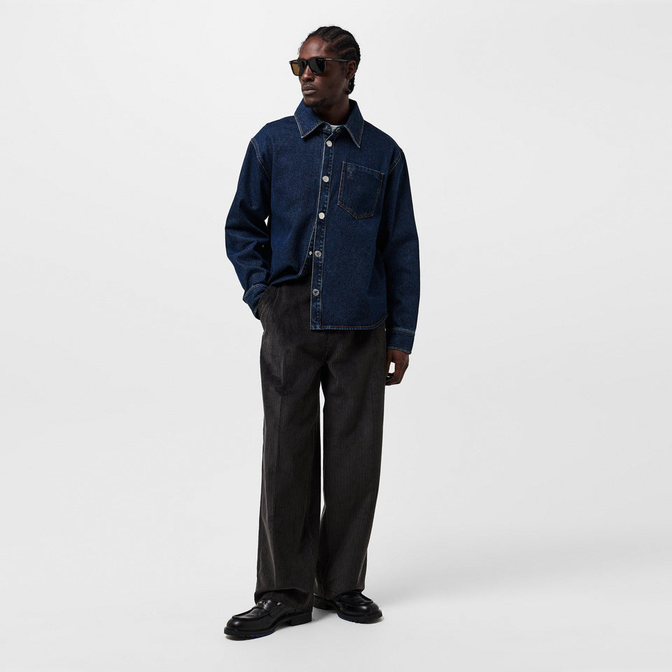 Long-Sleeve Denim Shirt