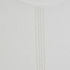 White Knitted Vest Top