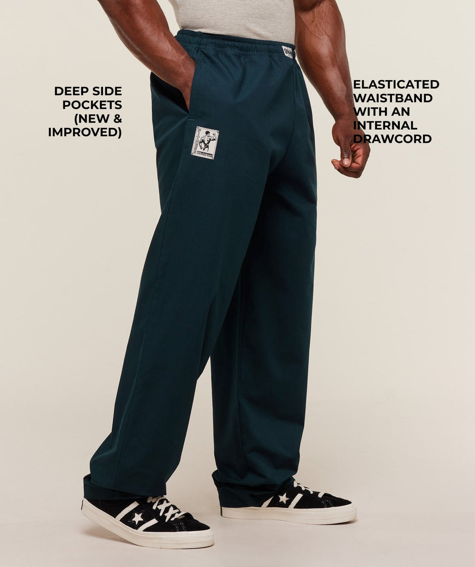 Gymshark Straight Leg Pumper Pants - Deep Petrol Blue