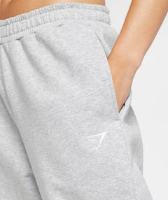 Gymshark Training Fleece Joggers - Light Grey Core Marl