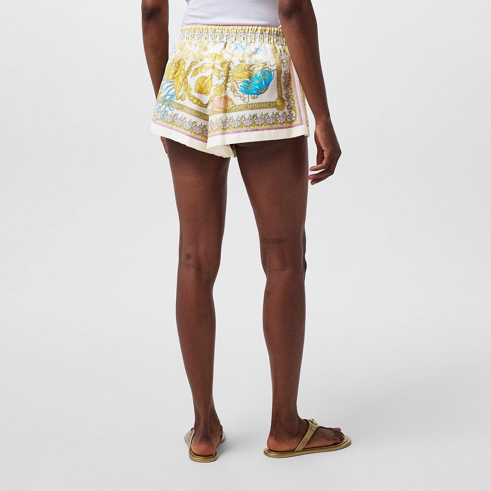 Adjustable Drawstring Beach Shorts