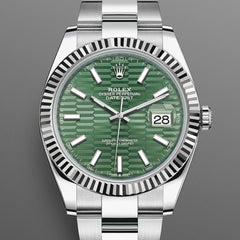 Rolex | Datejust | 126334 | Steel | 41 x 49 mm | Steel | Green | Automatic