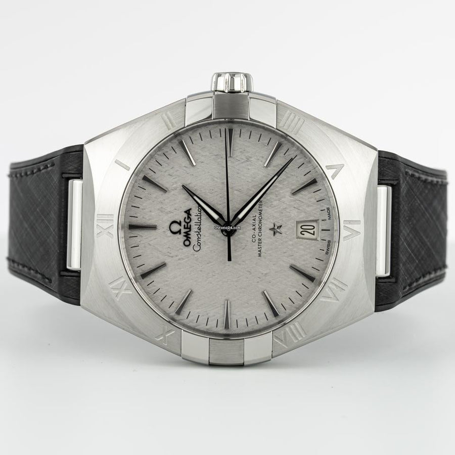 Omega Constellation131.12.41.21.06.001 / Master Chronometer / Co-Axial / 41mm / Box&Papers Anti-magnetic Date Time zone Transparent caseback