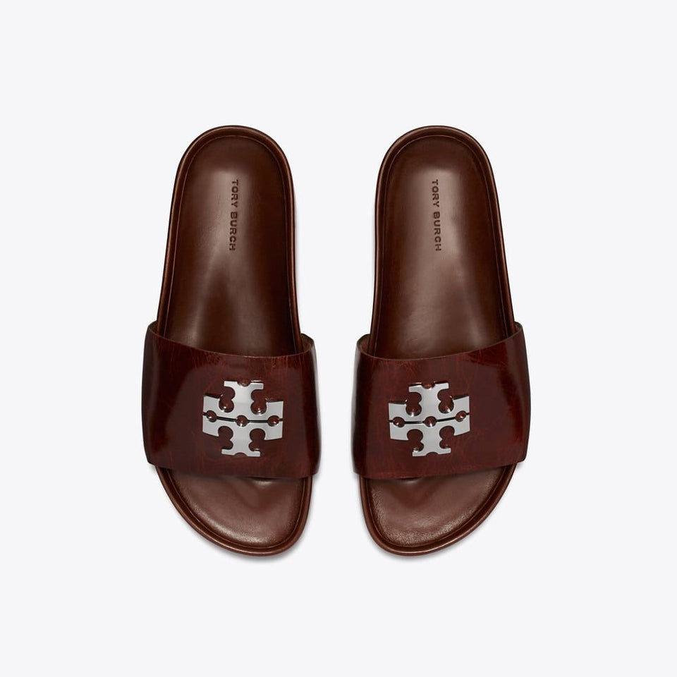 Tory Burch Charlie Sport Slide PAPAYA SEED