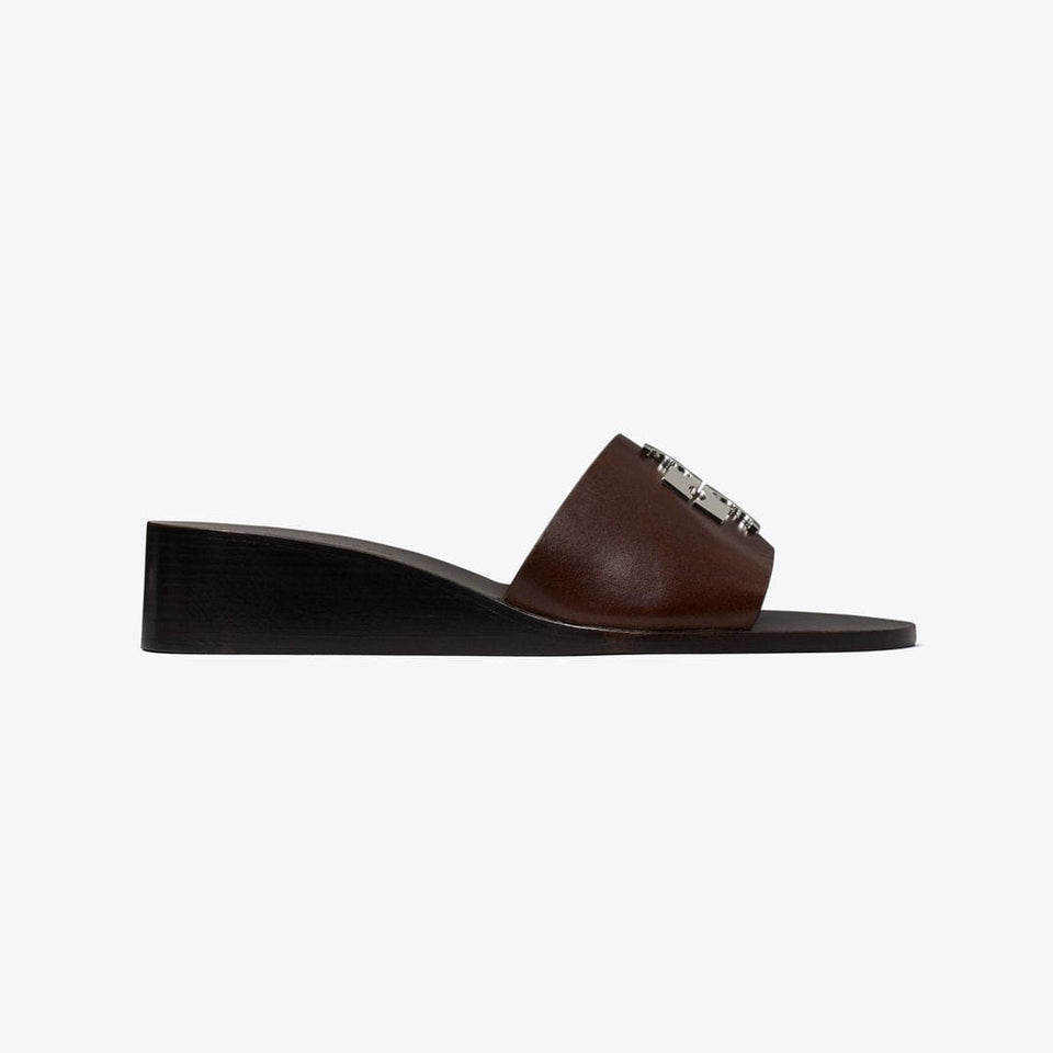 Tory Burch Charlie Cuoio Wedge T MORO