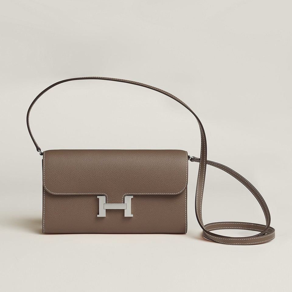 Hermes Constance To Go Wallet Toupe