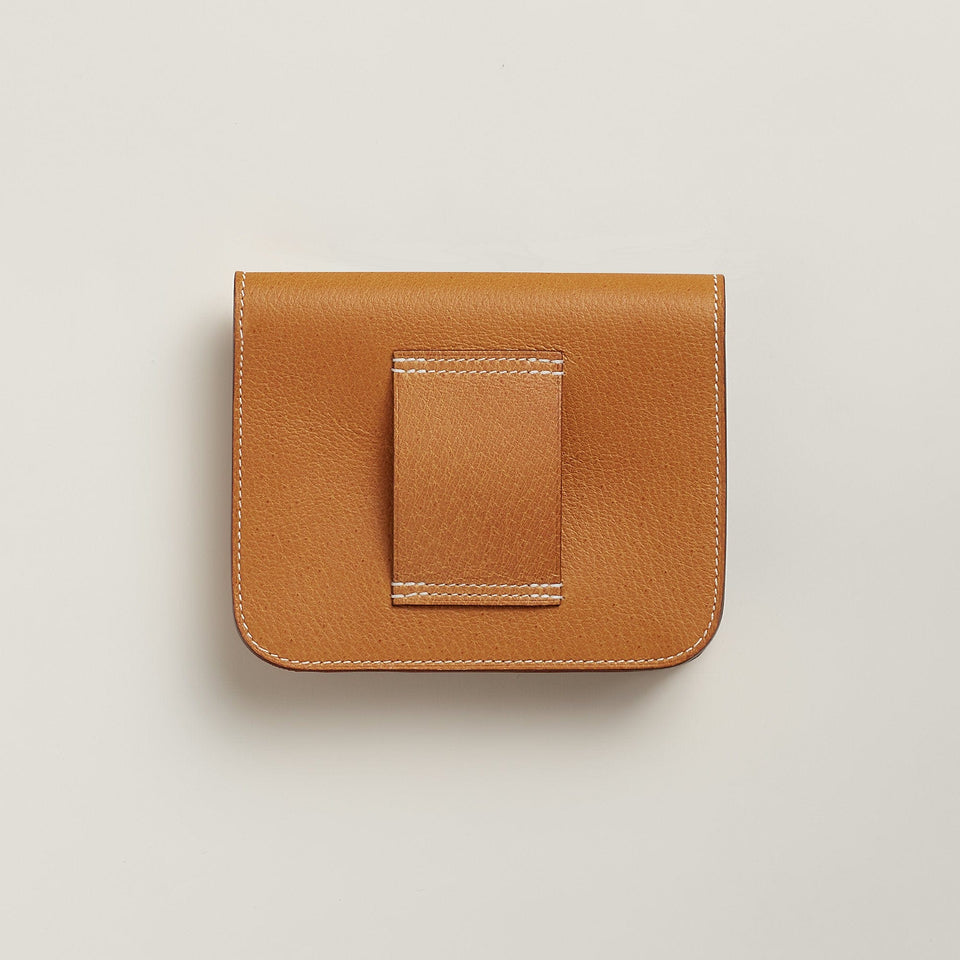 Hermes Constance Slim Wallet Navy