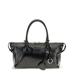 Miu Miu Calfskin Handbag - Brown