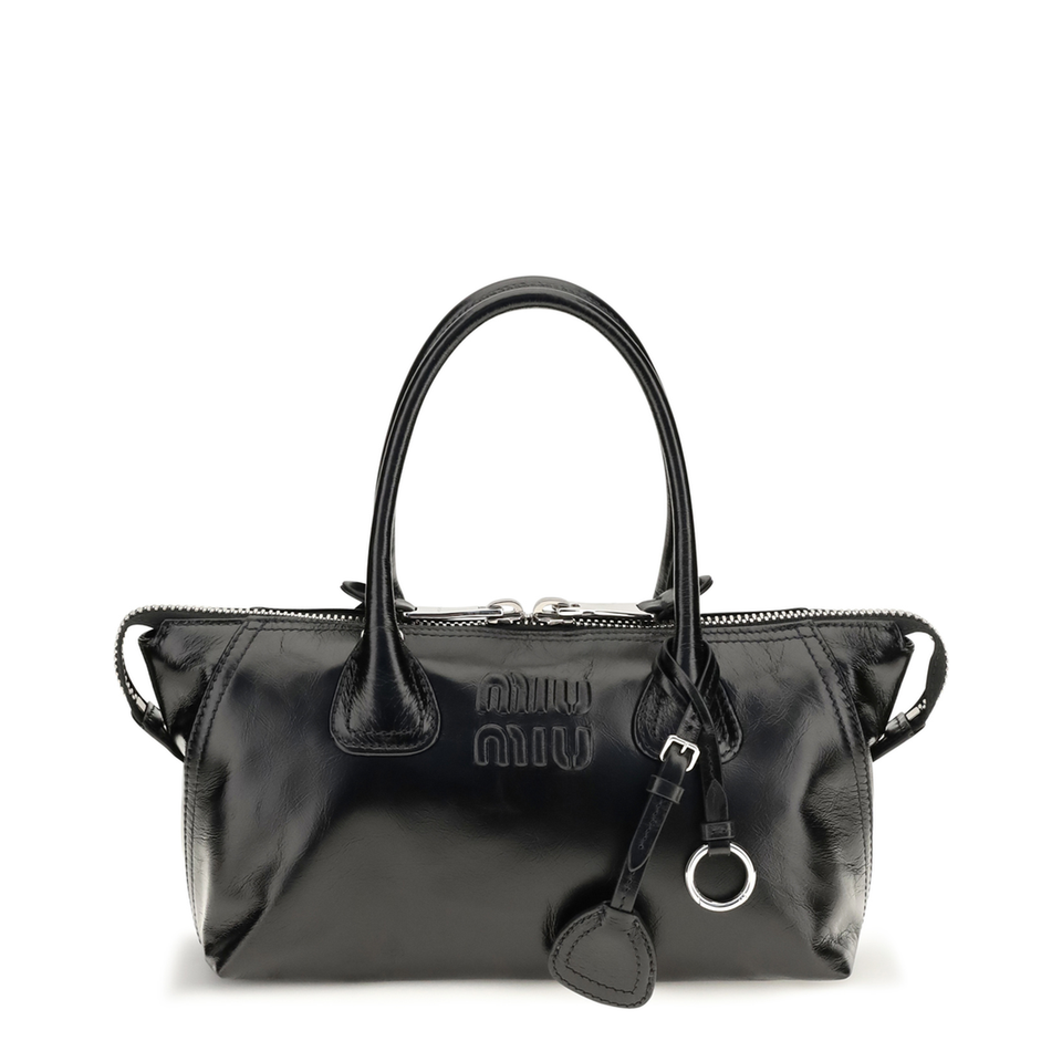 Miu Miu Calfskin Handbag - Brown