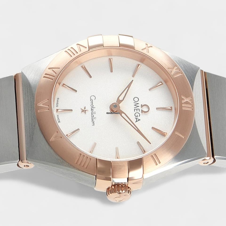 Omega Constellation Steel&Red gold / 28 mm / Box&Papers / 131.20.28.60.02.001