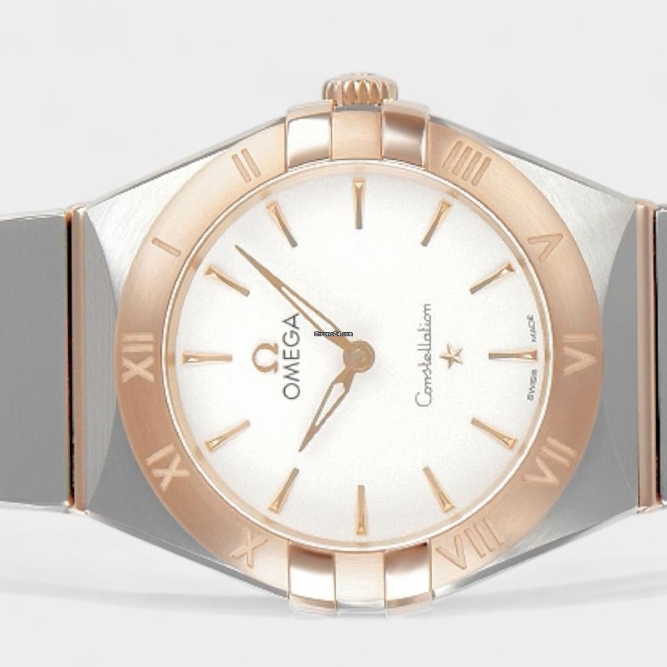 Omega Constellation Steel&Red gold / 28 mm / Box&Papers / 131.20.28.60.02.001