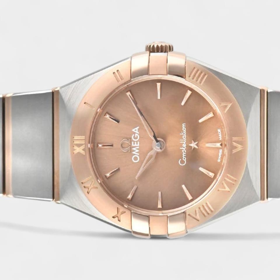 Omega Constellation Manhattan / Steel&Rose gold / 25 mm / Box&Papers / 131.20.25.60.13.001