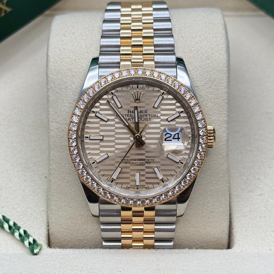Rolex | Datejust | 126283RBR | Gold/Steel | 36 x 44 mm | Gold/Steel | Champagne | Automatic
