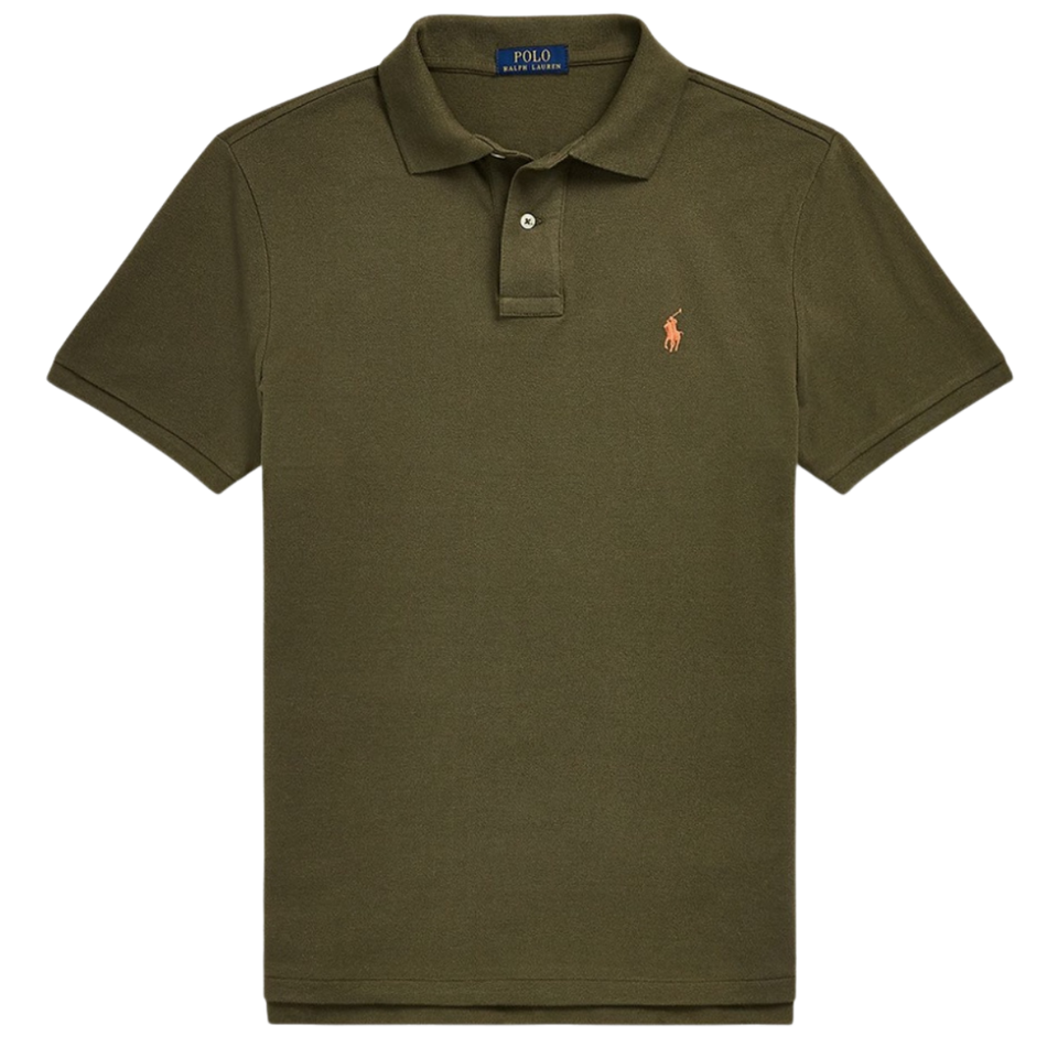 Polo Ralph Lauren Embroidered Logo Cotton Slim Fit Polo T-shirt