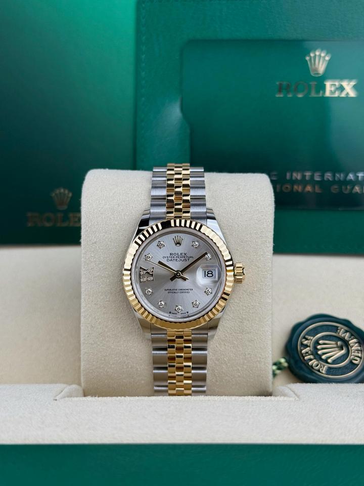 Rolex | Datejust | 279173 | Gold/Steel | 28 mm | Gold/Steel | Silver (solid) | Automatic