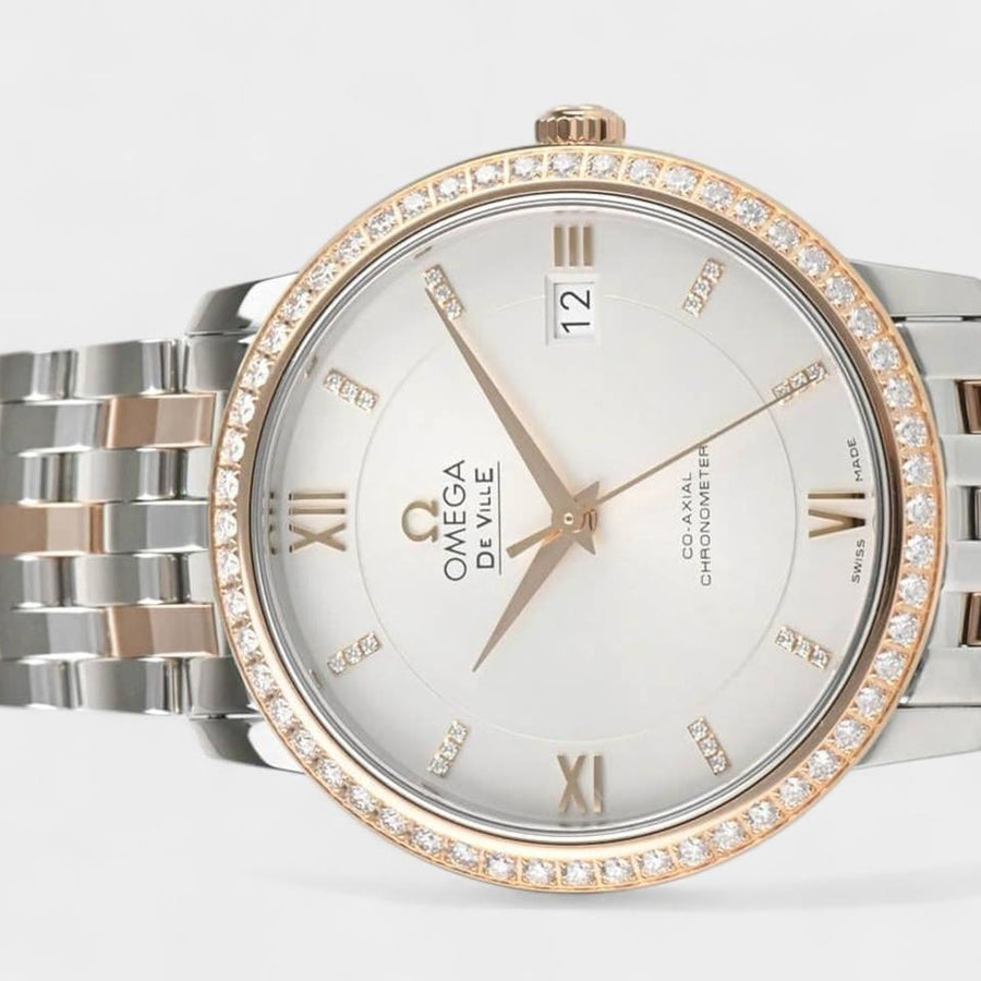 Omega De Ville Prestige Steel&Red gold / 36.8 mm / Box&Papers 424.25.37.20.52.001