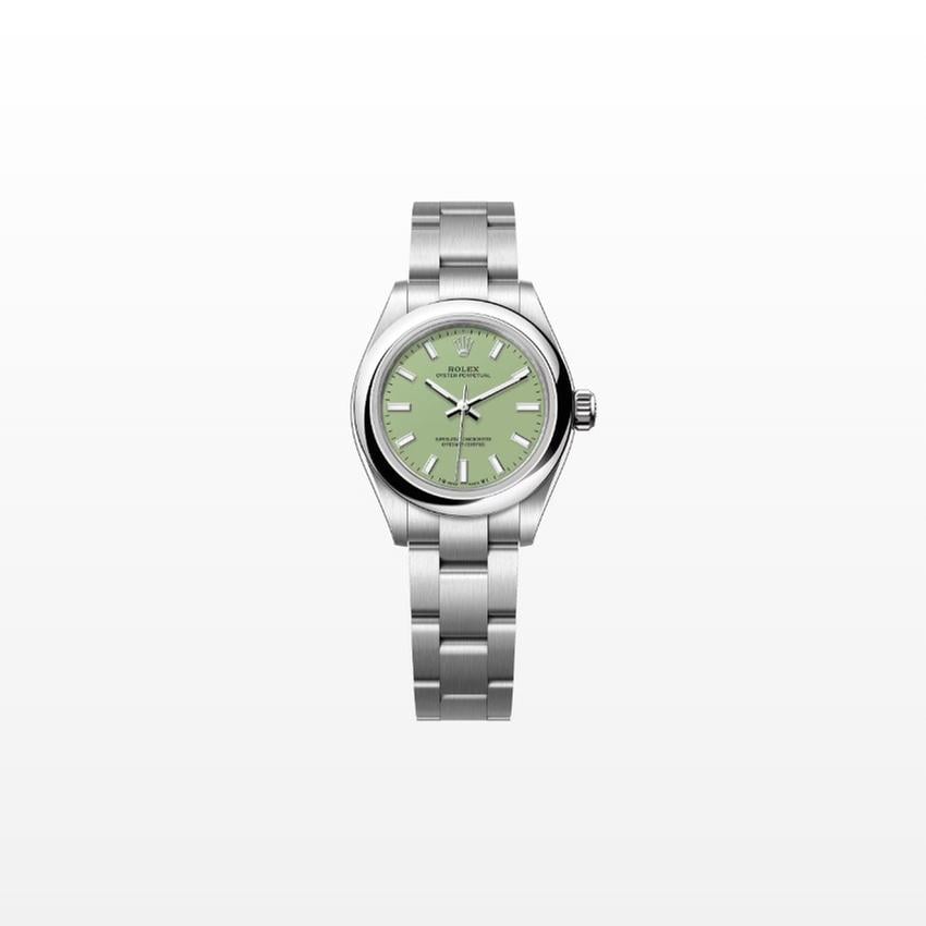 Rolex | Oyster Perpetual | 276200 | Steel | 28 mm | Steel | Green | Automatic