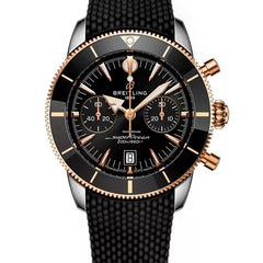 Breitling Ocean Culture Series B01 Chronograph Watch 42mm UB0156 H11 B1 S1 Red Gold / Blk bezel