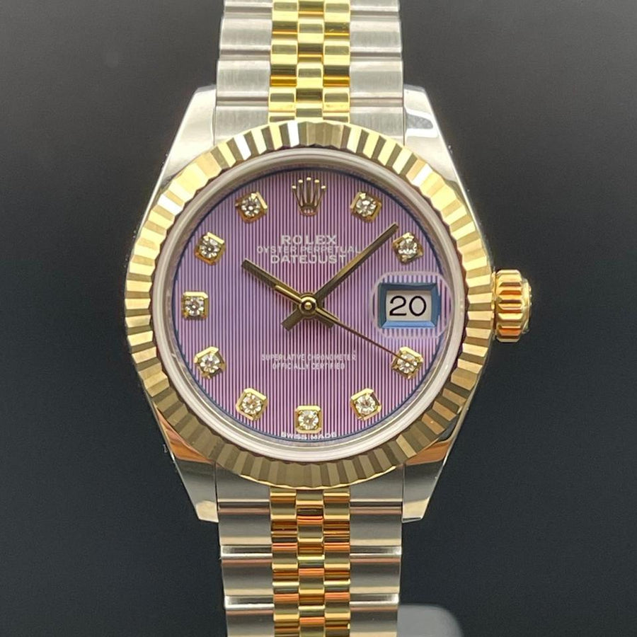 Rolex | Datejust | 279173 | Gold/Steel | 28 mm | Gold/Steel | Purple | Automatic