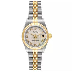 Rolex | Datejust | 69173 | Yellow gold | 26 mm | Gold/Steel | White | Automatic