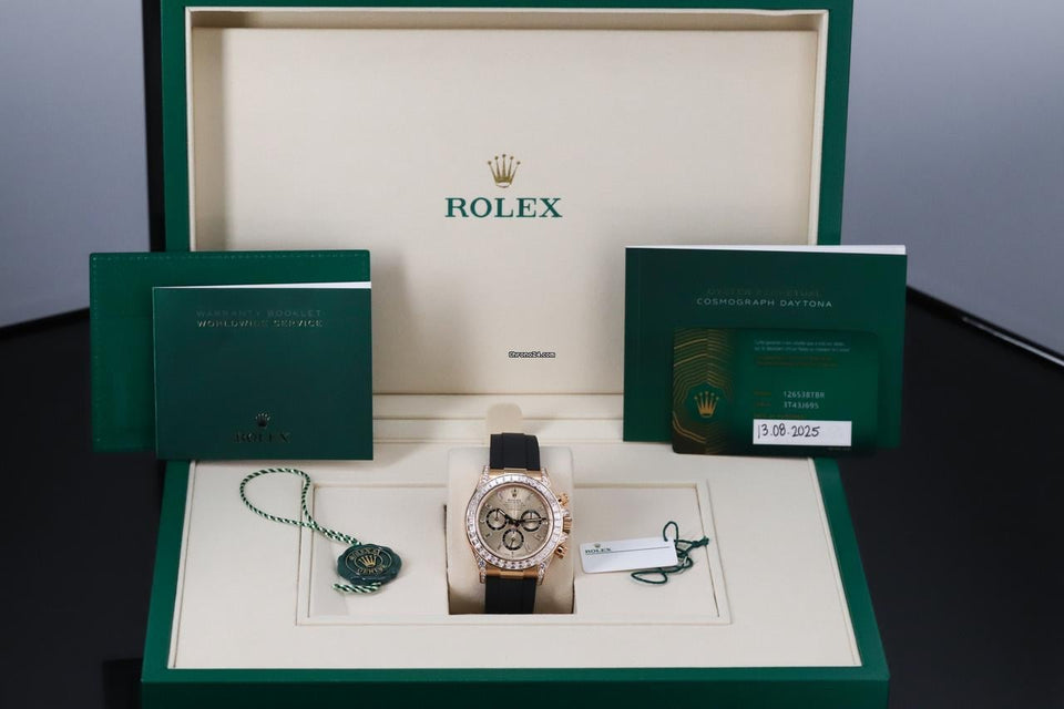 Rolex | Daytona | 126538TBR | Yellow gold | 40 mm | Rubber | Champagne | Automatic