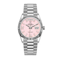 Rolex | Day-Date | 128239 | White gold | 36 mm | White gold | Pink | Automatic