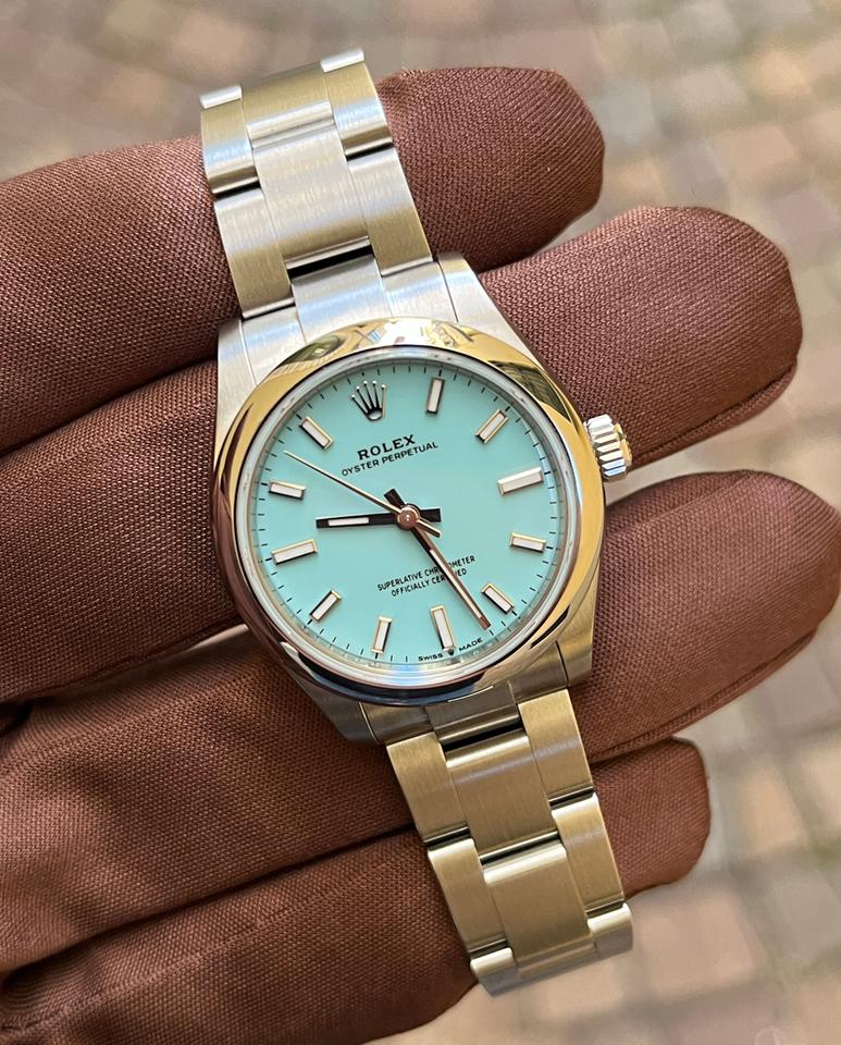 Rolex | Oyster Perpetual | 277200 | Steel | 31 mm | Steel | Turquoise | Automatic
