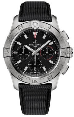 Breitling Avenger B01 Chronograph 42mm Black Dial Stainless Steel Men's Watch AB0146101 B1 X1 Complete Full Set