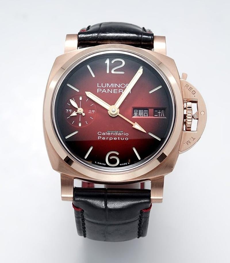 Panerai Luminor Perpetual Calendar Goldtech Limited Edition 44 mm Automatic Watch PAM01688