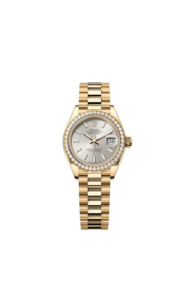 Rolex | Datejust | 279138RBR | Yellow gold | 28 mm | Yellow gold | Silver | Automatic