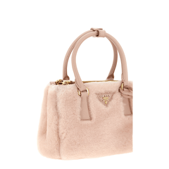 Galleria Mini Shearling Handbag - Orchid Pink