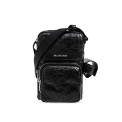 Superbusy Lambskin Crossbody Bag - Black
