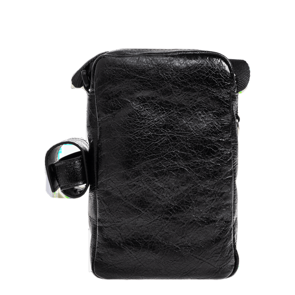 Superbusy Lambskin Crossbody Bag - Black