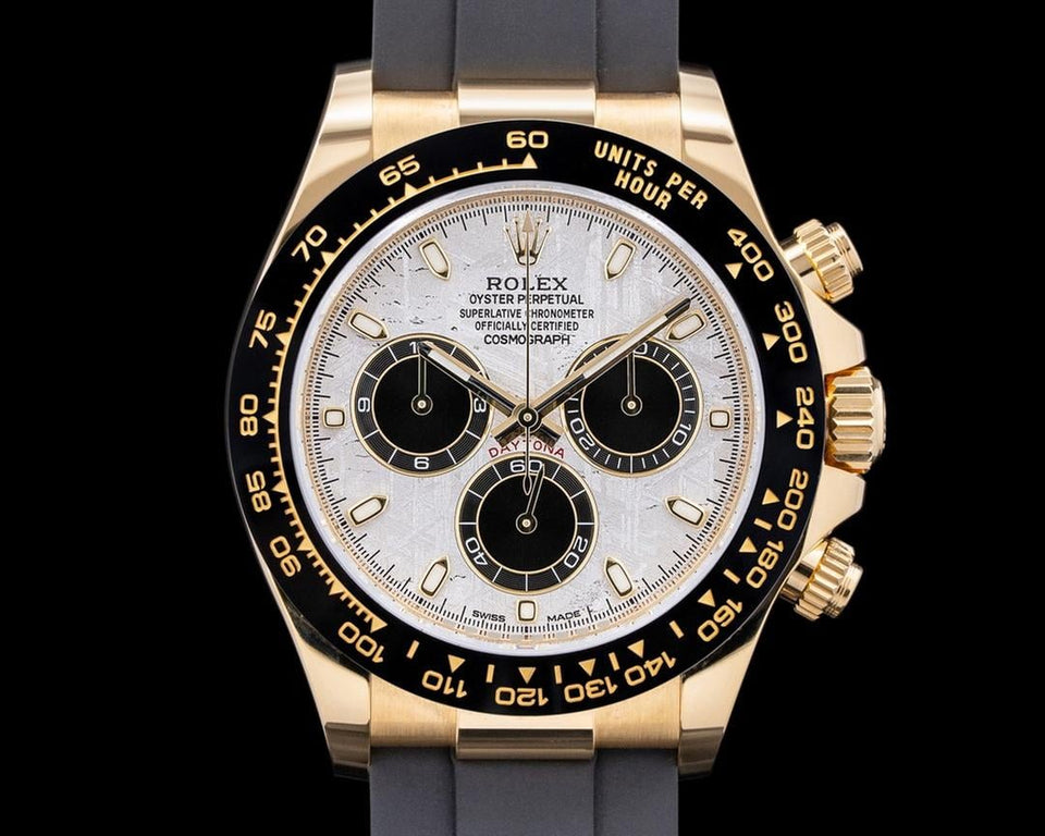 Rolex | Daytona | 116518LN | Yellow gold | 40 mm | Rubber | Grey | Automatic