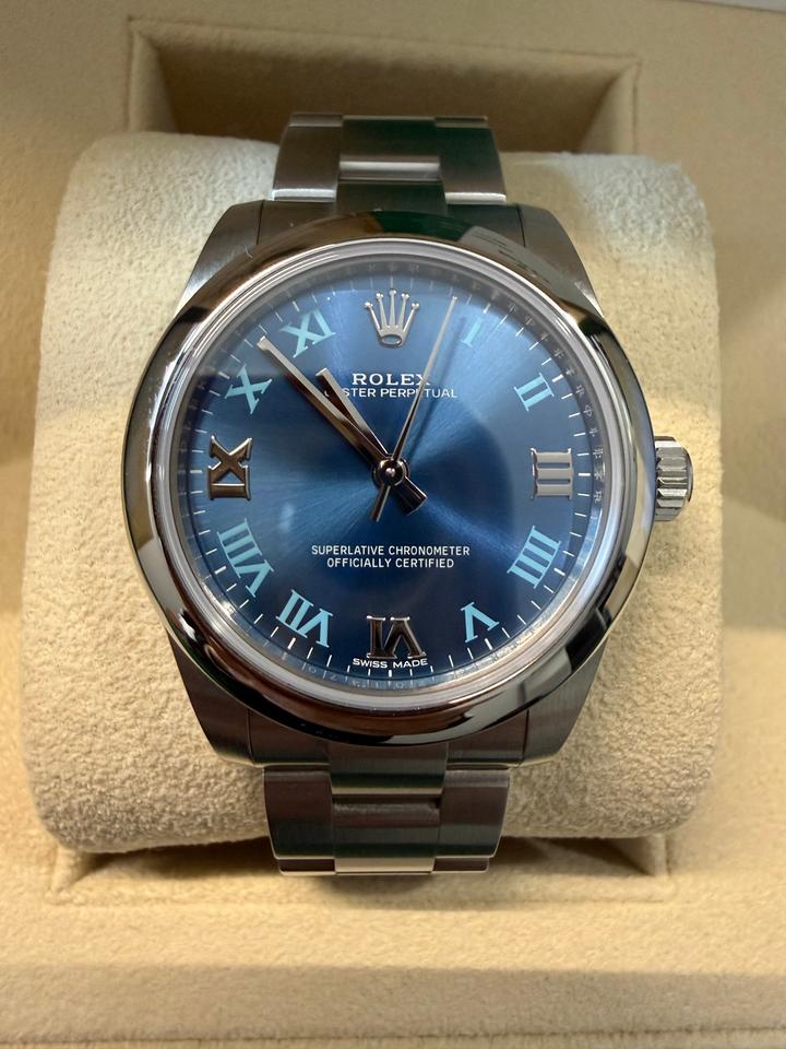 Rolex | Oyster Perpetual | 177200 | Steel | 31 mm | Steel | Blue | Automatic