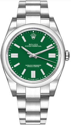 Rolex | Oyster Perpetual | 124300-0005 | Steel | 41 mm | Steel | Green | Automatic